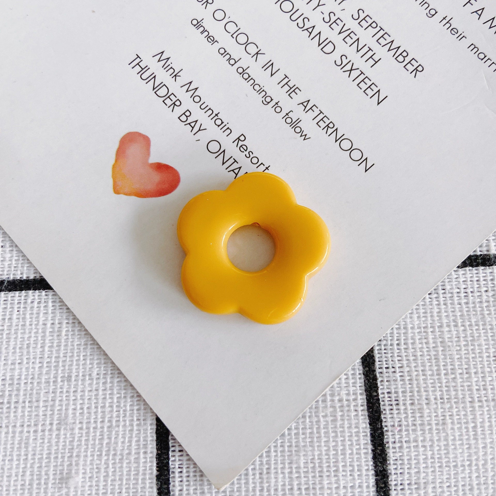 Wholesale Resin And Plastic Flower Earrings Accessories With Environmental Protection Treatment For Diy Jewelry - Image 12