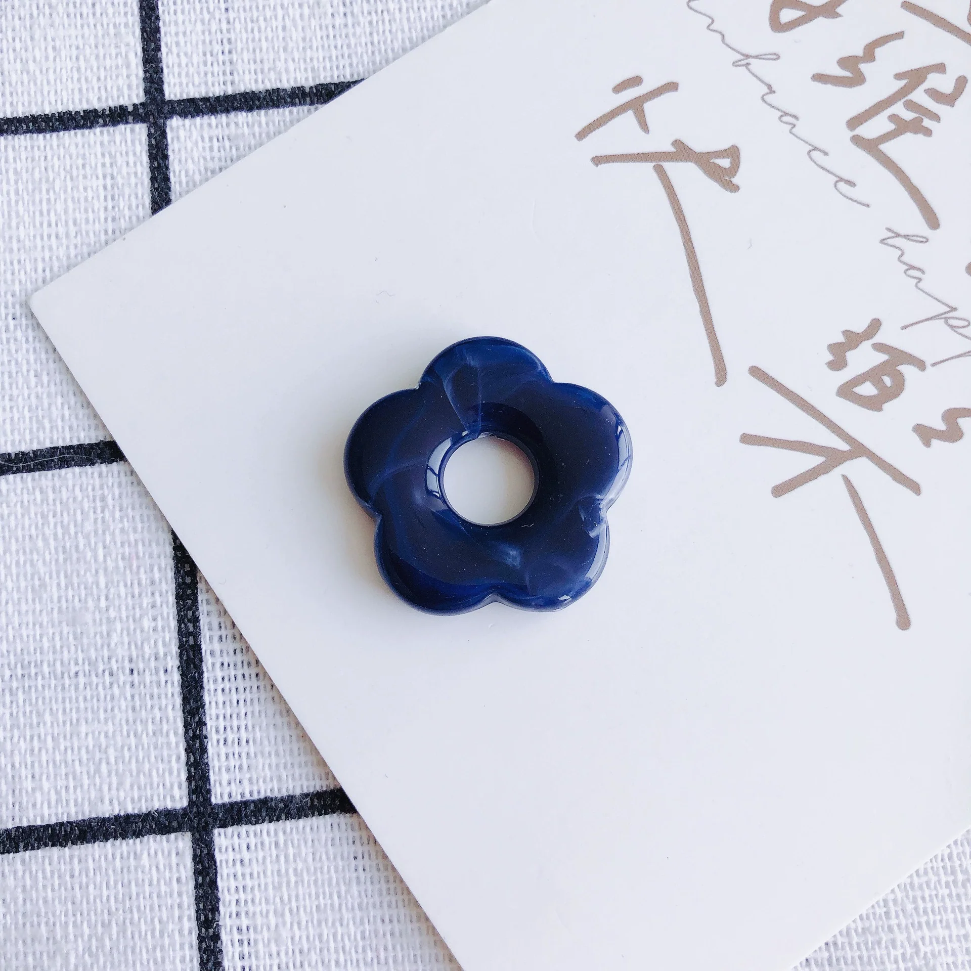 Wholesale Resin And Plastic Flower Earrings Accessories With Environmental Protection Treatment For Diy Jewelry - Image 26