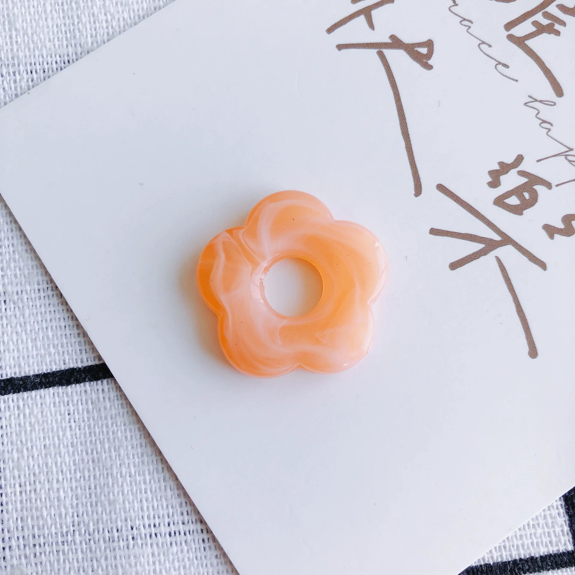 Wholesale Resin And Plastic Flower Earrings Accessories With Environmental Protection Treatment For Diy Jewelry - Image 27