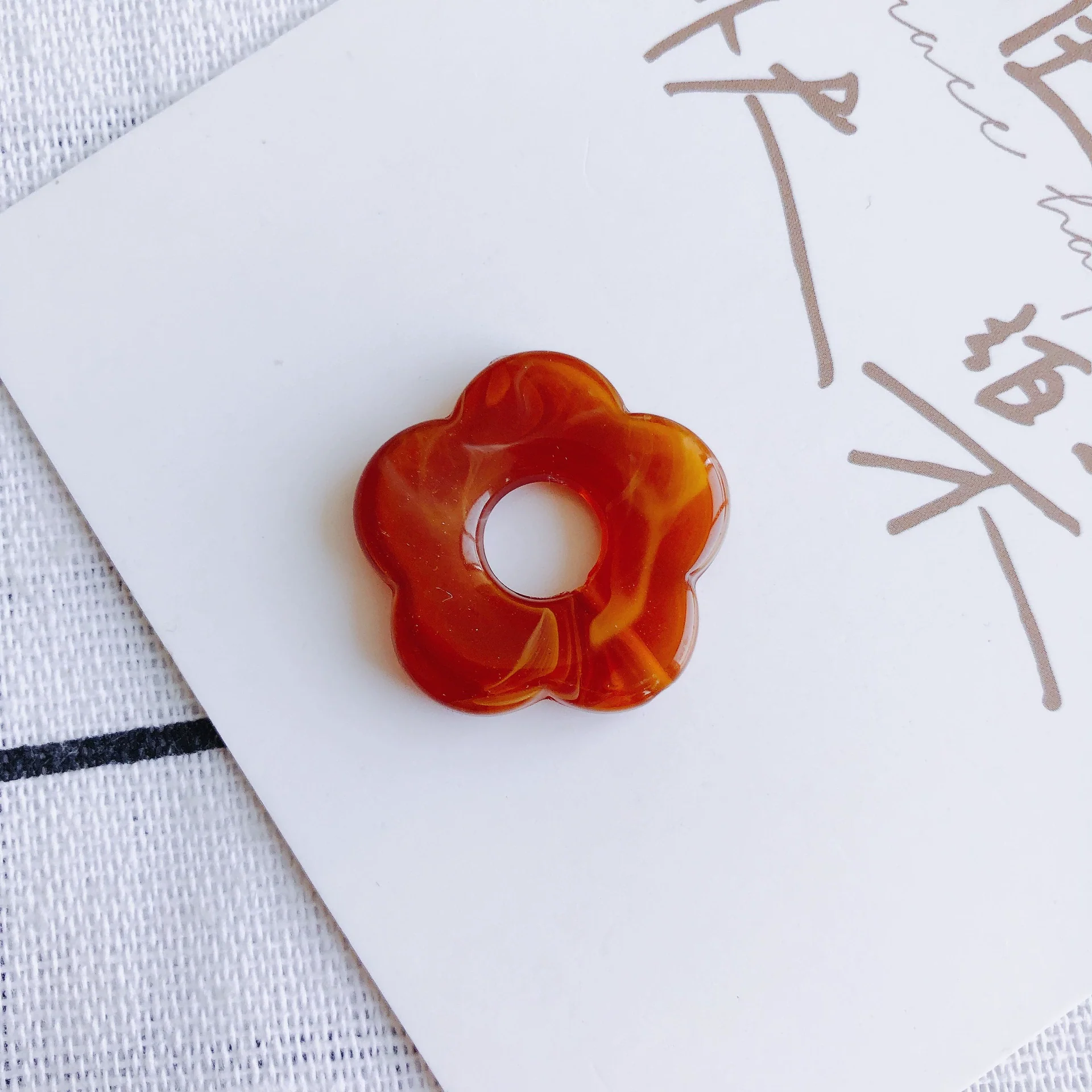 Wholesale Resin And Plastic Flower Earrings Accessories With Environmental Protection Treatment For Diy Jewelry - Image 28