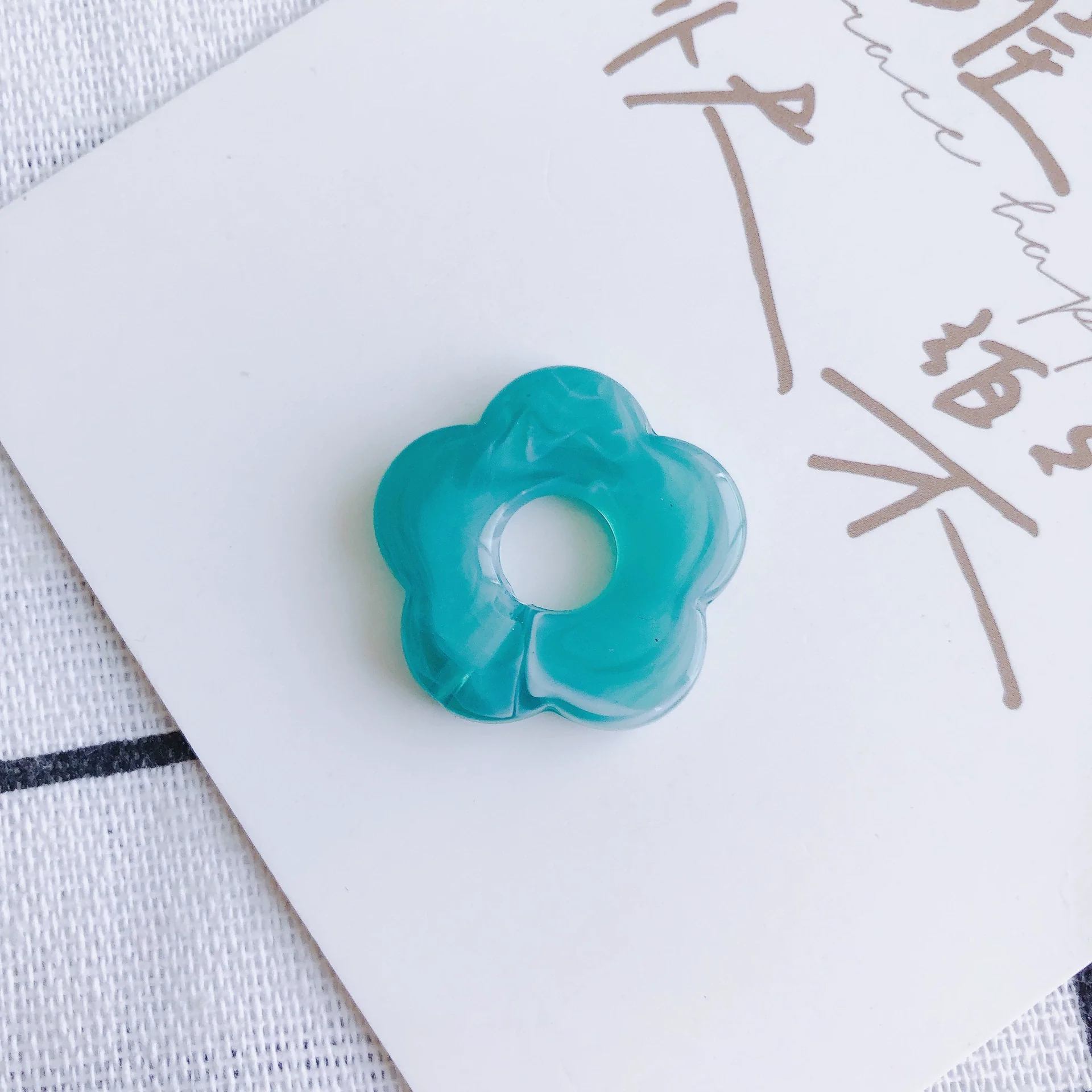 Wholesale Resin And Plastic Flower Earrings Accessories With Environmental Protection Treatment For Diy Jewelry - Image 29