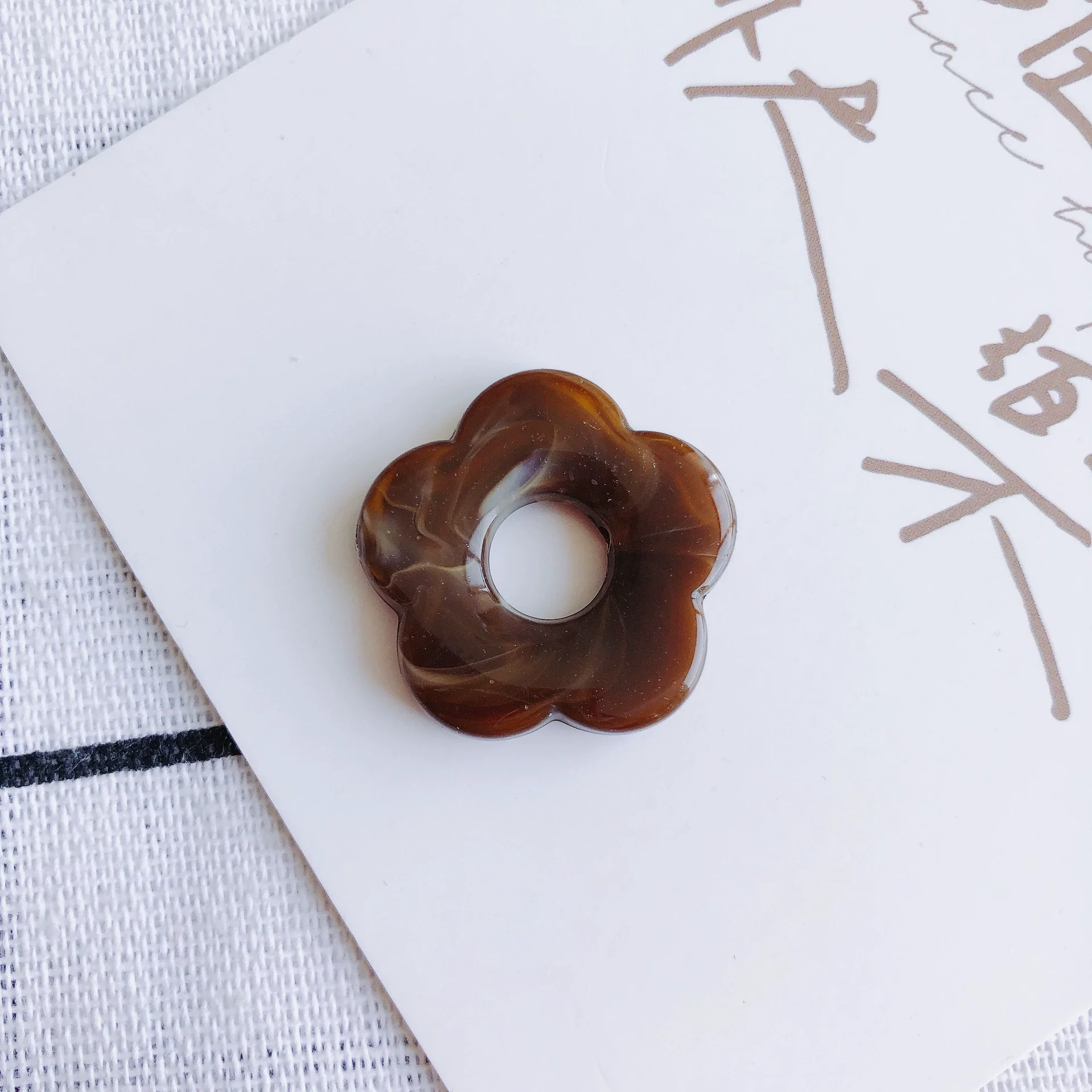 Wholesale Resin And Plastic Flower Earrings Accessories With Environmental Protection Treatment For Diy Jewelry - Image 30