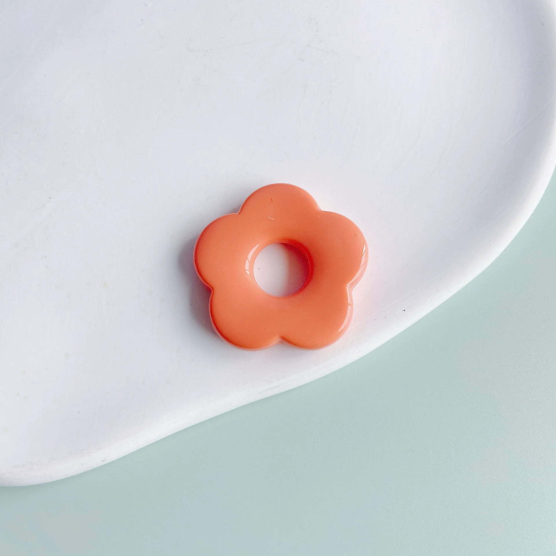 Wholesale Resin And Plastic Flower Earrings Accessories With Environmental Protection Treatment For Diy Jewelry - Image 34