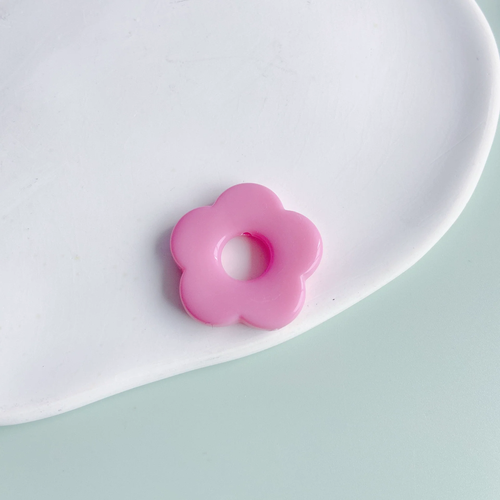 Wholesale Resin And Plastic Flower Earrings Accessories With Environmental Protection Treatment For Diy Jewelry - Image 36