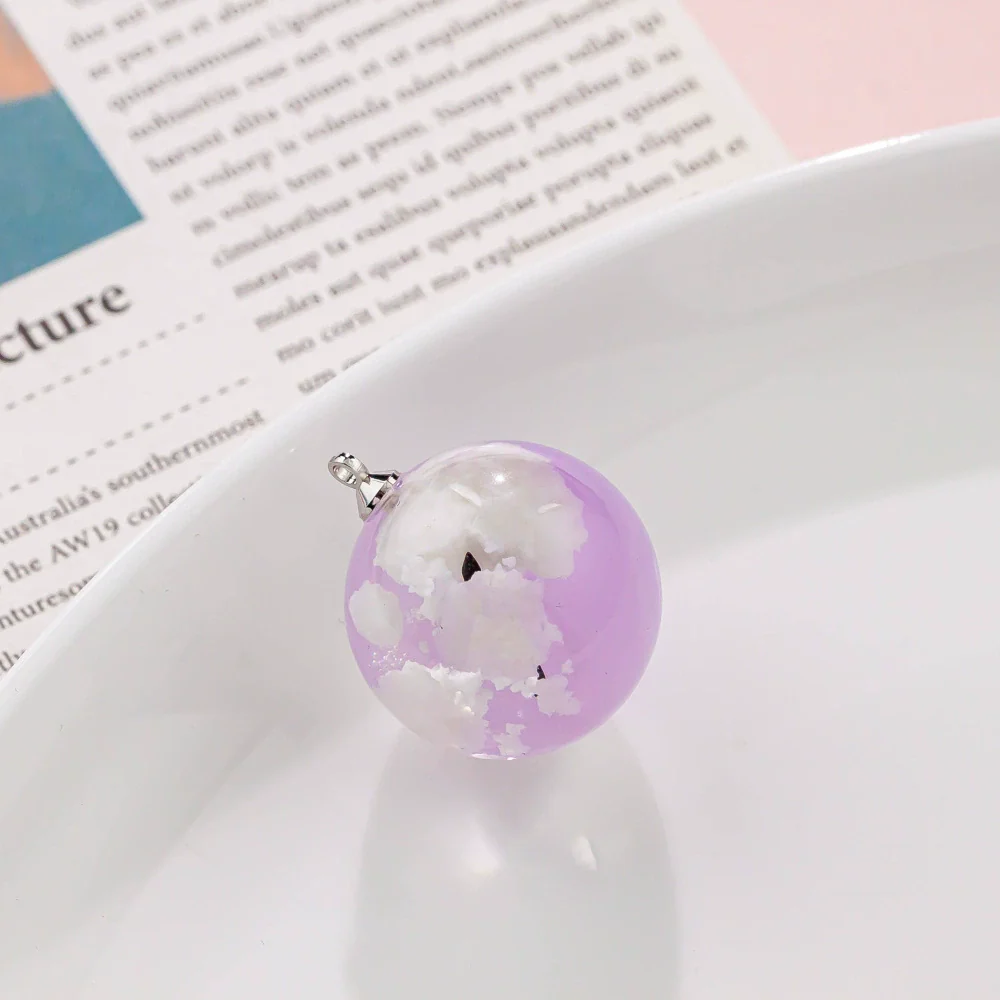 Wholesale Resin And Plastic Natural Style Luminous Blue Sky White Cloud Big Goose Epoxy Necklace Pendant Jewelry - Image 17