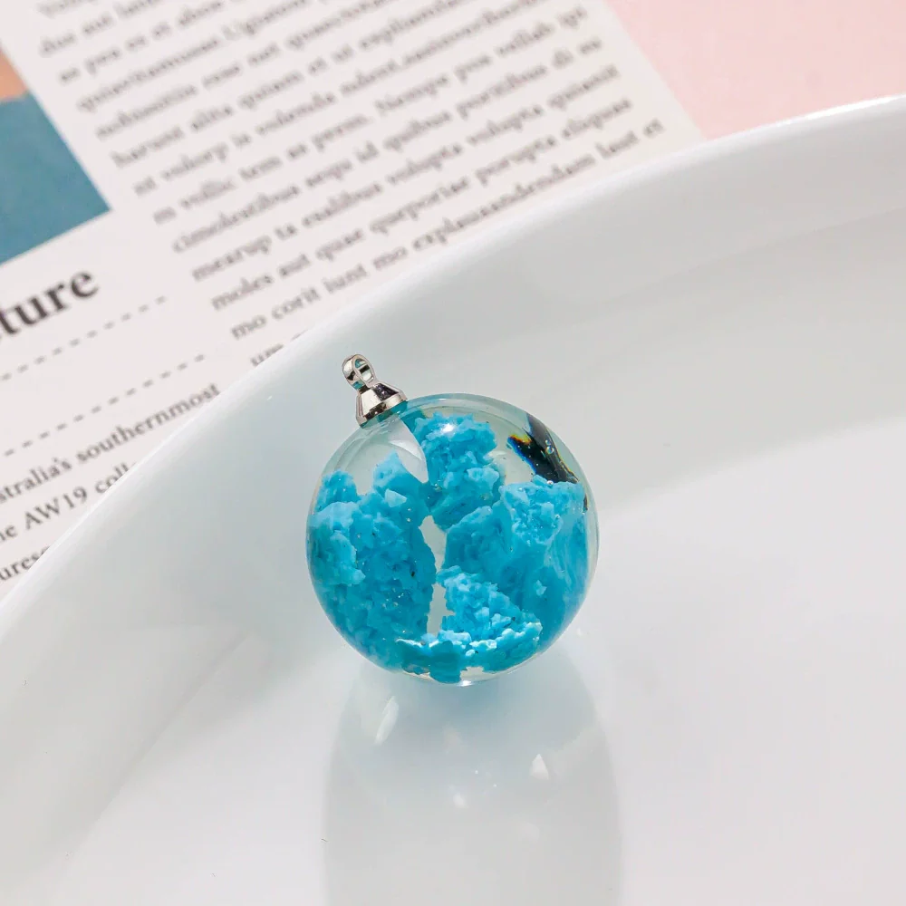 Wholesale Resin And Plastic Natural Style Luminous Blue Sky White Cloud Big Goose Epoxy Necklace Pendant Jewelry - Image 18