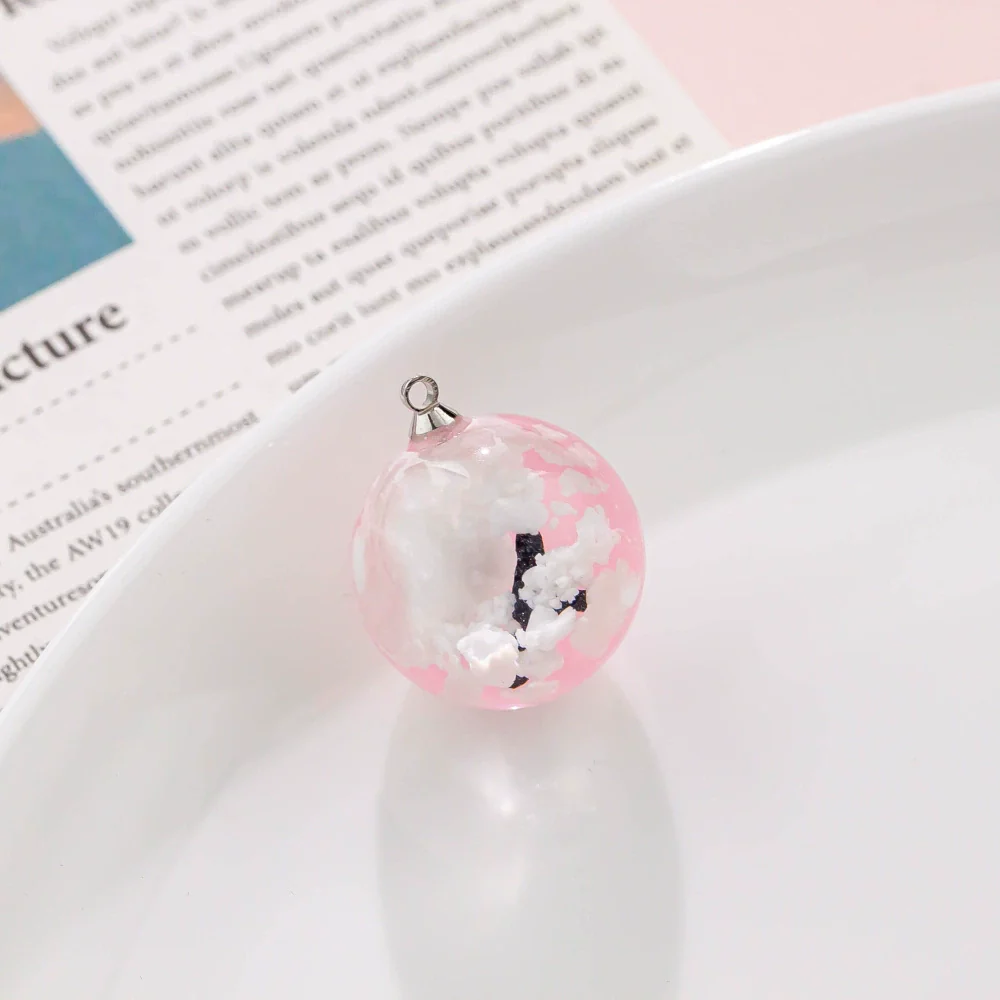 Wholesale Resin And Plastic Natural Style Luminous Blue Sky White Cloud Big Goose Epoxy Necklace Pendant Jewelry - Image 5