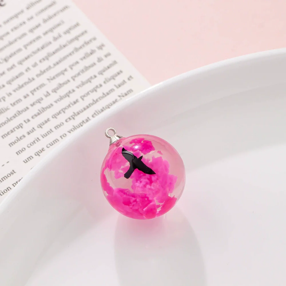 Wholesale Resin And Plastic Natural Style Luminous Blue Sky White Cloud Big Goose Epoxy Necklace Pendant Jewelry - Image 7