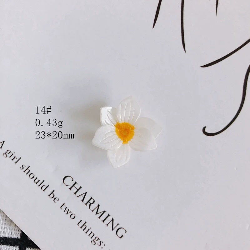 Wholesale Resin Jewelry Accessories With Simulation Flower Petals And Leaves For Diy Earrings Environmentally Protected - Image 19