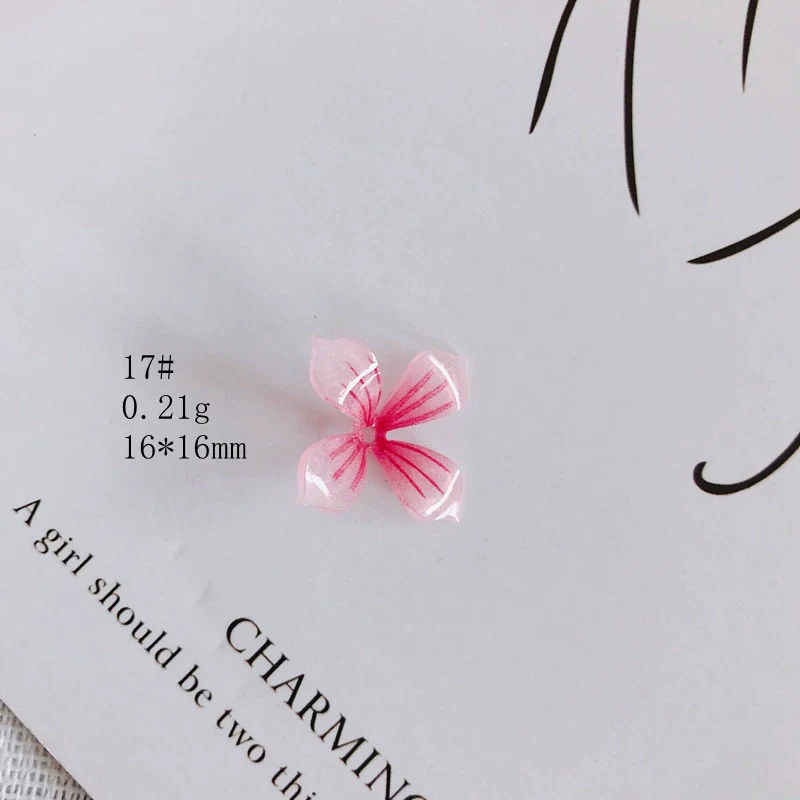 Wholesale Resin Jewelry Accessories With Simulation Flower Petals And Leaves For Diy Earrings Environmentally Protected - Image 22