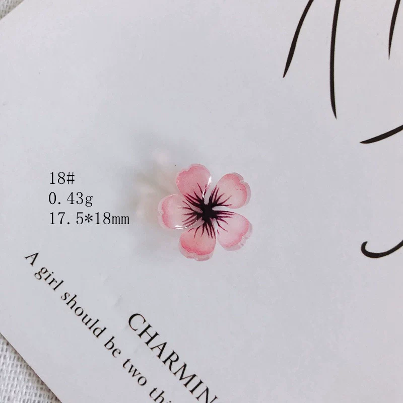 Wholesale Resin Jewelry Accessories With Simulation Flower Petals And Leaves For Diy Earrings Environmentally Protected - Image 23