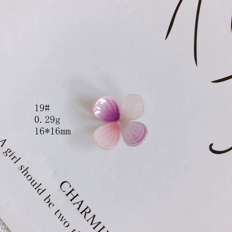 Wholesale Resin Jewelry Accessories With Simulation Flower Petals And Leaves For Diy Earrings Environmentally Protected - Image 24