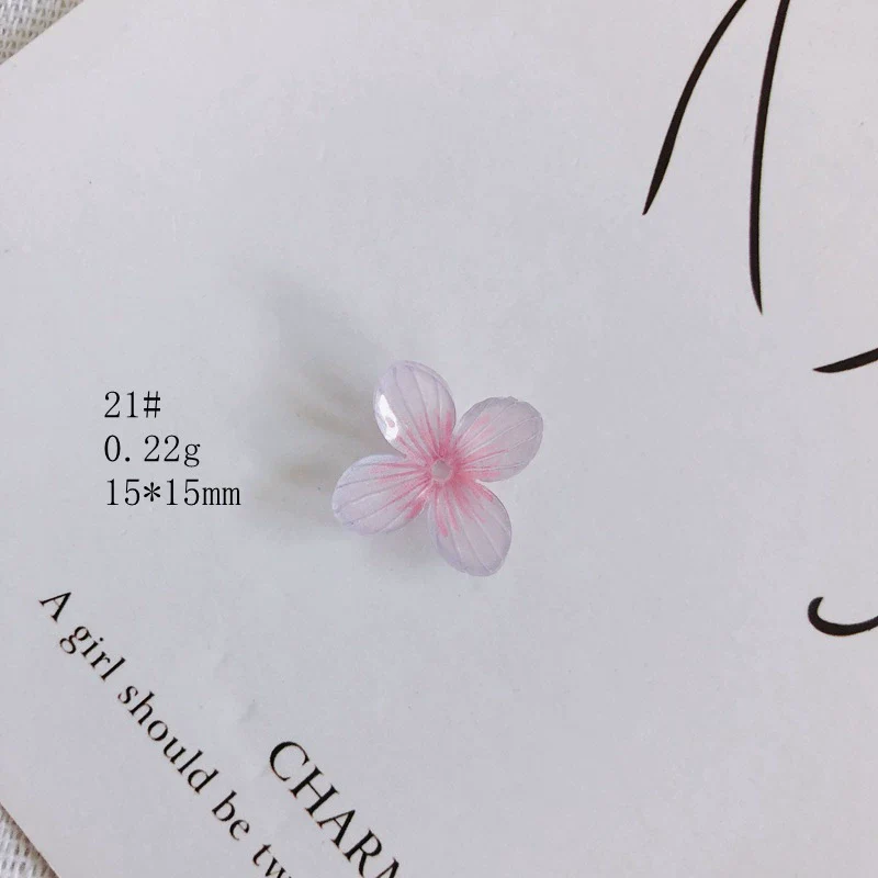 Wholesale Resin Jewelry Accessories With Simulation Flower Petals And Leaves For Diy Earrings Environmentally Protected - Image 26