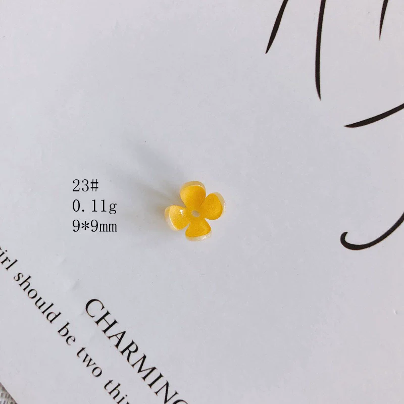Wholesale Resin Jewelry Accessories With Simulation Flower Petals And Leaves For Diy Earrings Environmentally Protected - Image 28