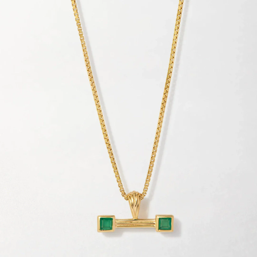 Wholesale Retro Crossbone Lock Pendant Necklace Electroplated 18K Gold Color Retention Stainless Steel Copper Unisex - Image 2
