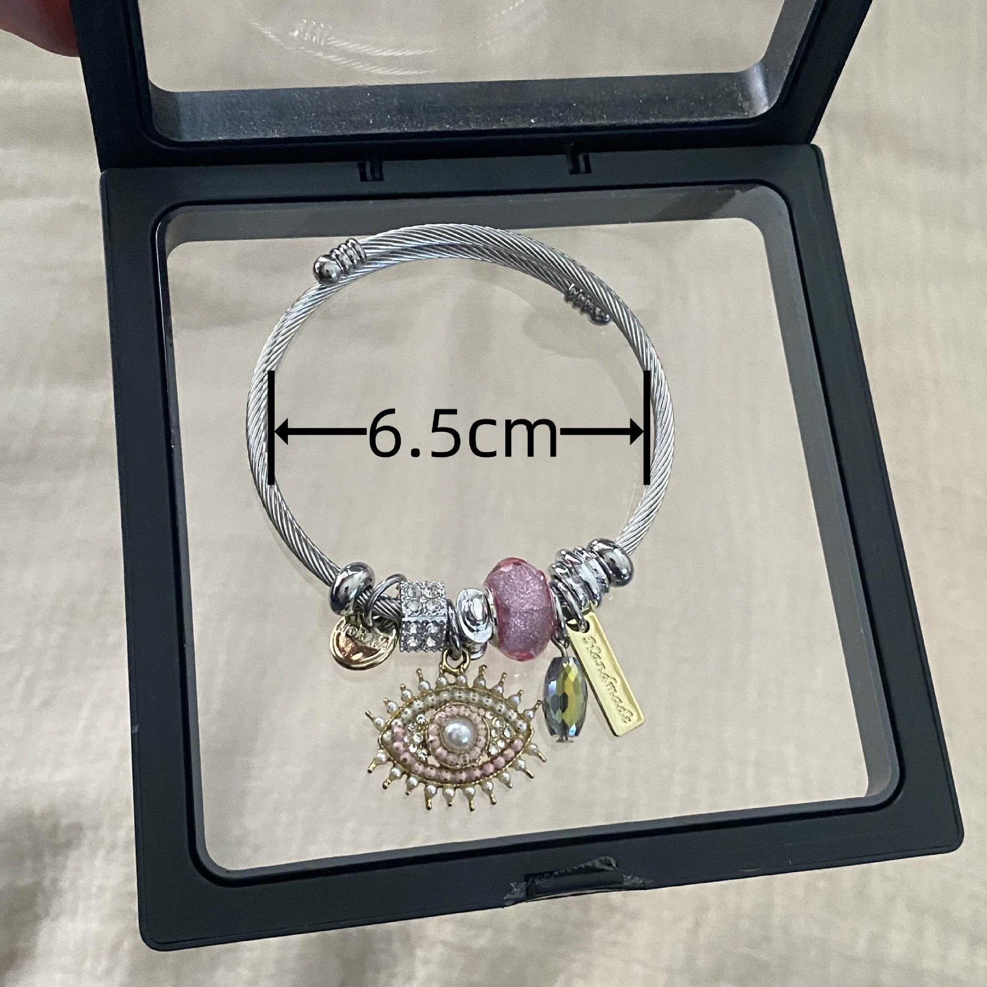Wholesale Retro Electroplated Stainless Steel Bracelet For Women - Image 4