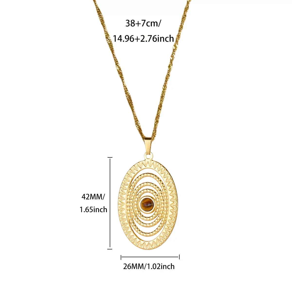 Wholesale Retro Elegant Ocean Style Pearl Shell Koi Conch Pendant Necklace For Women With Gold Plated Titanium Steel And O Word Chain Featuring Animal Zodiac Patterns - Image 12
