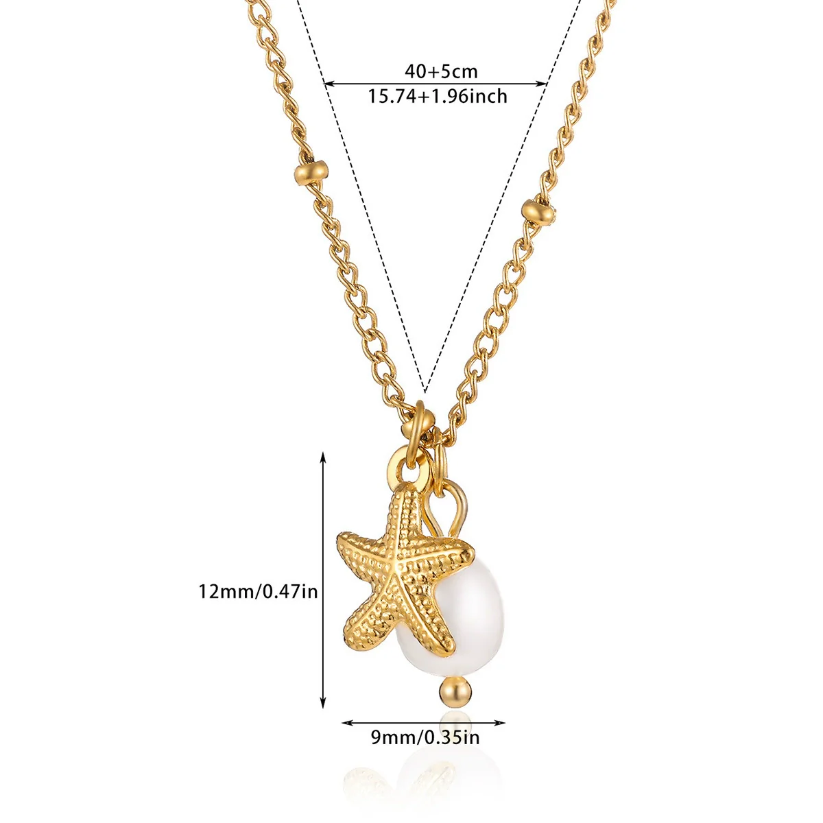 Wholesale Retro Elegant Ocean Style Pearl Shell Koi Conch Pendant Necklace For Women With Gold Plated Titanium Steel And O Word Chain Featuring Animal Zodiac Patterns - Image 17