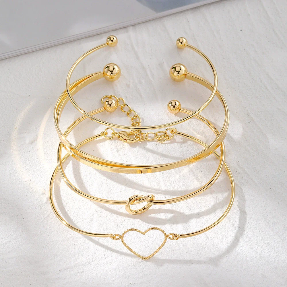 Wholesale Retro Metal Geometric Style Electroplated Unisex Bracelet - Image 4