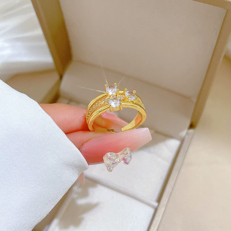 Wholesale Ring Brass The Crown Cartoon Style Electroplated
