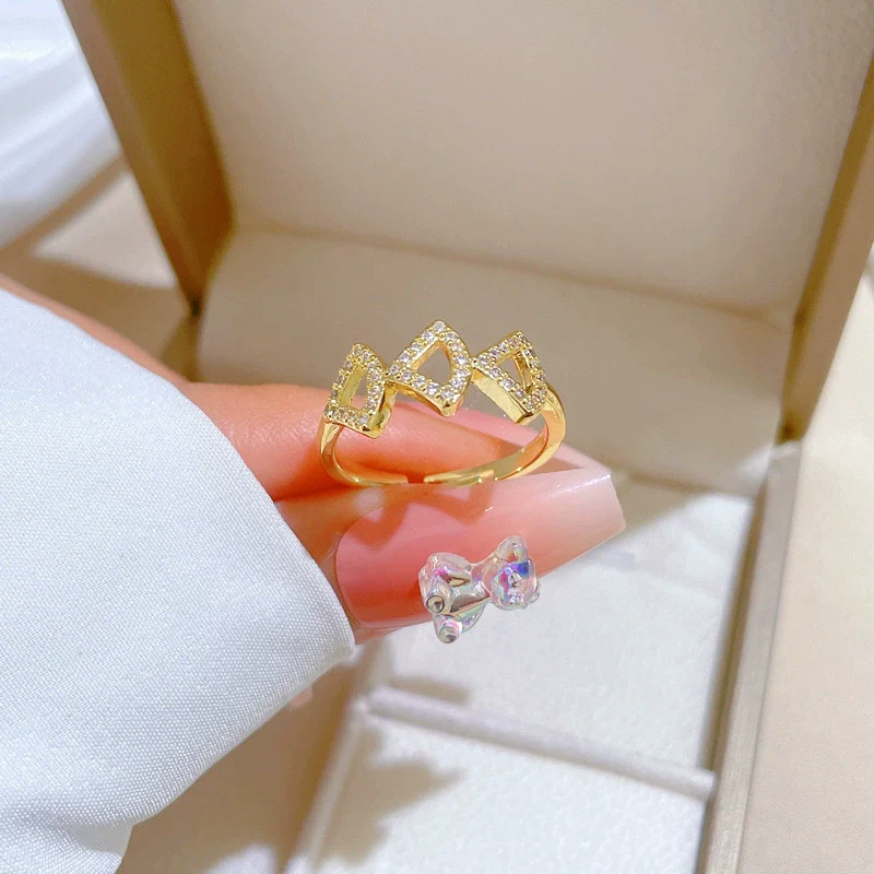 Wholesale Ring Brass The Crown Cartoon Style Electroplating - Image 2