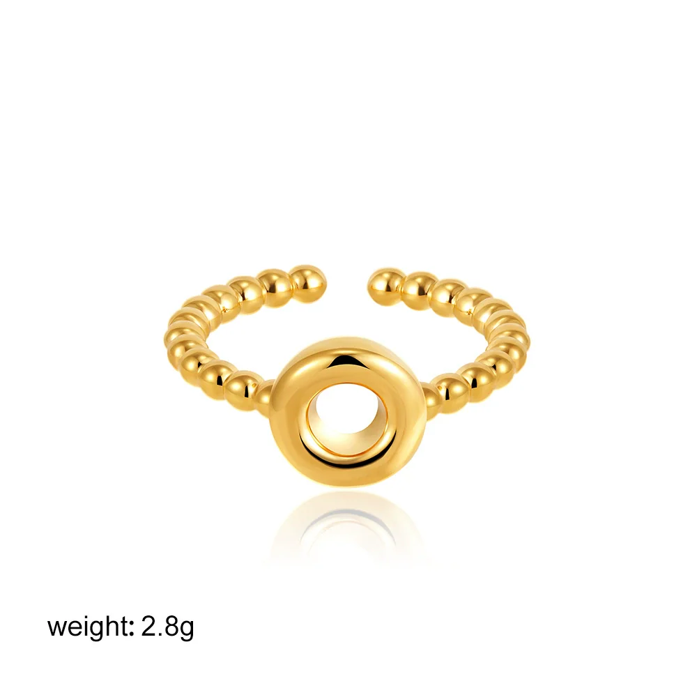 Wholesale Ring Copper Electroplated English Letter Jewelry - Image 20