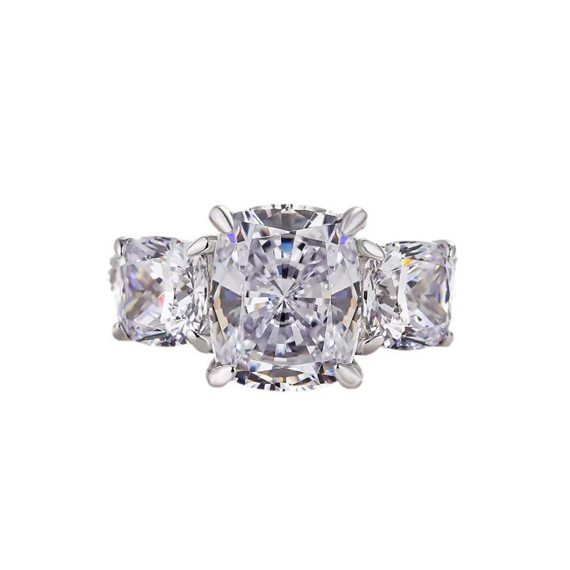 Wholesale Ring Copper Geometric Style Inlaid Zircon For Women - Image 5