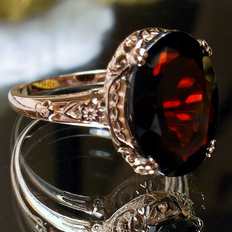 Wholesale Ring Copper Geometric Style Inlaid Zircon Women's - Image 2