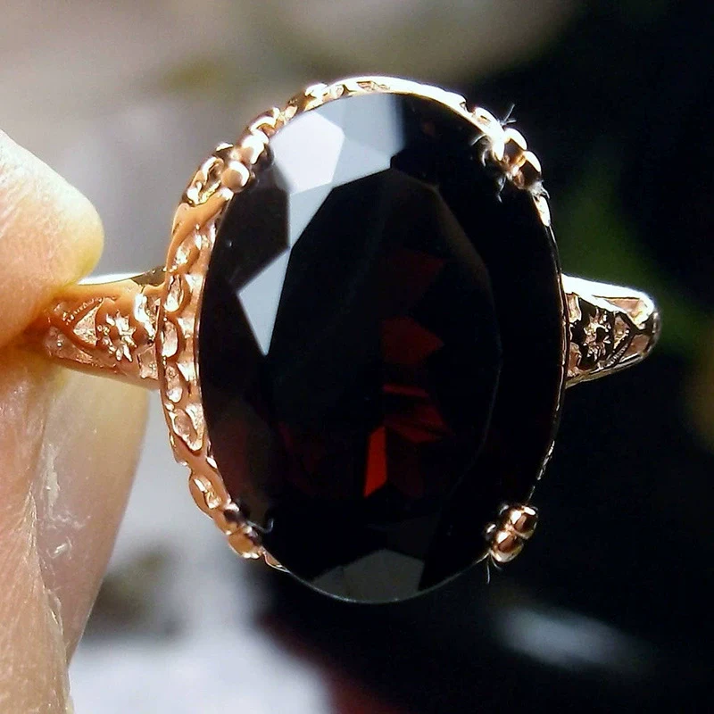 Wholesale Ring Copper Geometric Style Inlaid Zircon Women's - Image 3