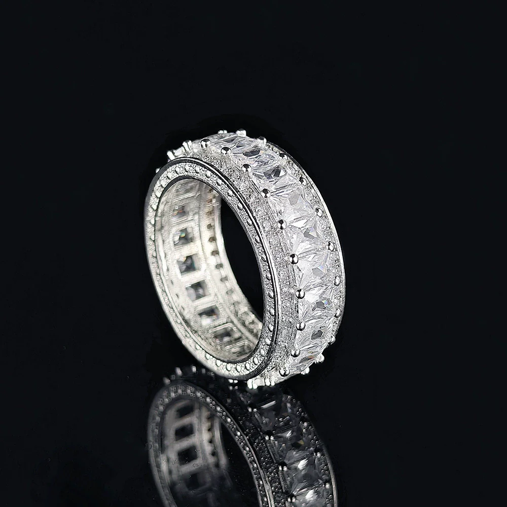 Wholesale Ring Copper Light Luxury Style With Animals Zodiac Pattern Tshaped Square Design - Image 5