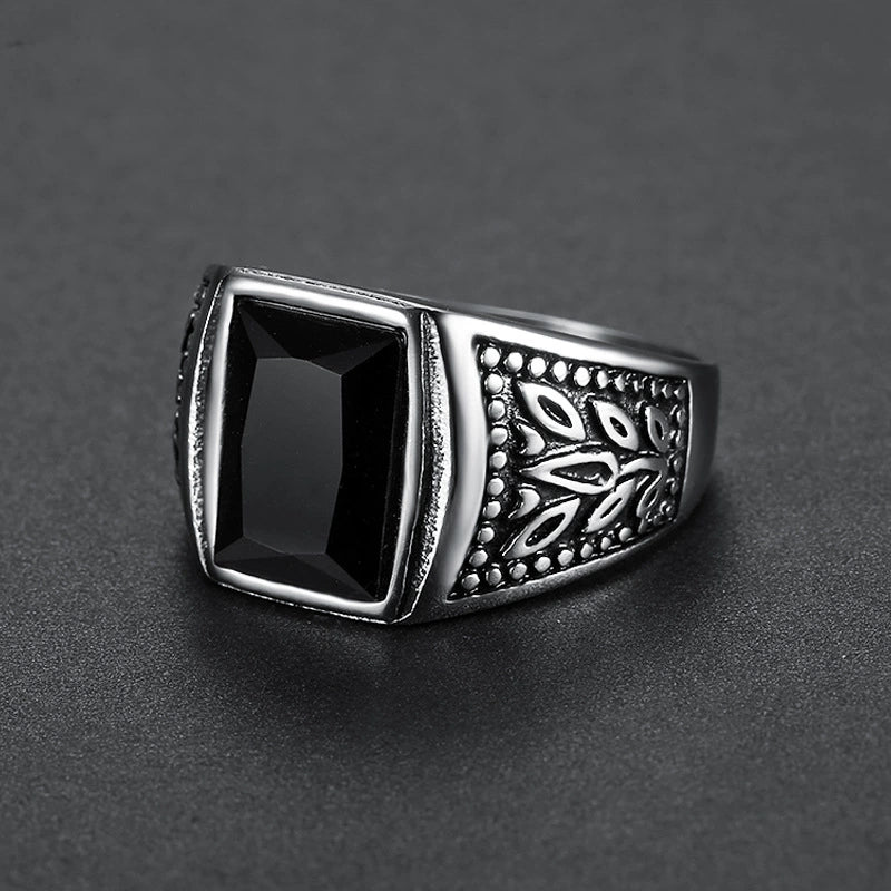 Wholesale Ring Stainless Steel Personality Flower Pattern Polishing Men's Unisex - Image 7