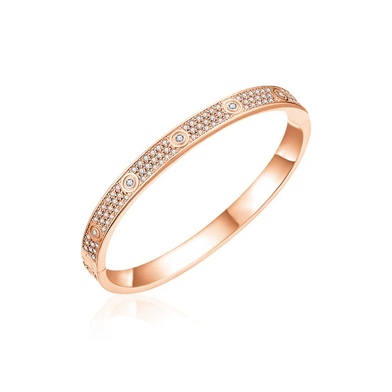Wholesale S225 Sterling Silver Moissanite Star Fashion Geometric Diamond Set Bracelet - Image 6