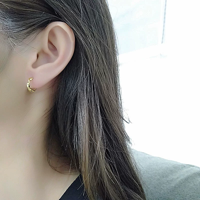 Wholesale S925 Sterling Silver Earrings Natural Style - Image 4
