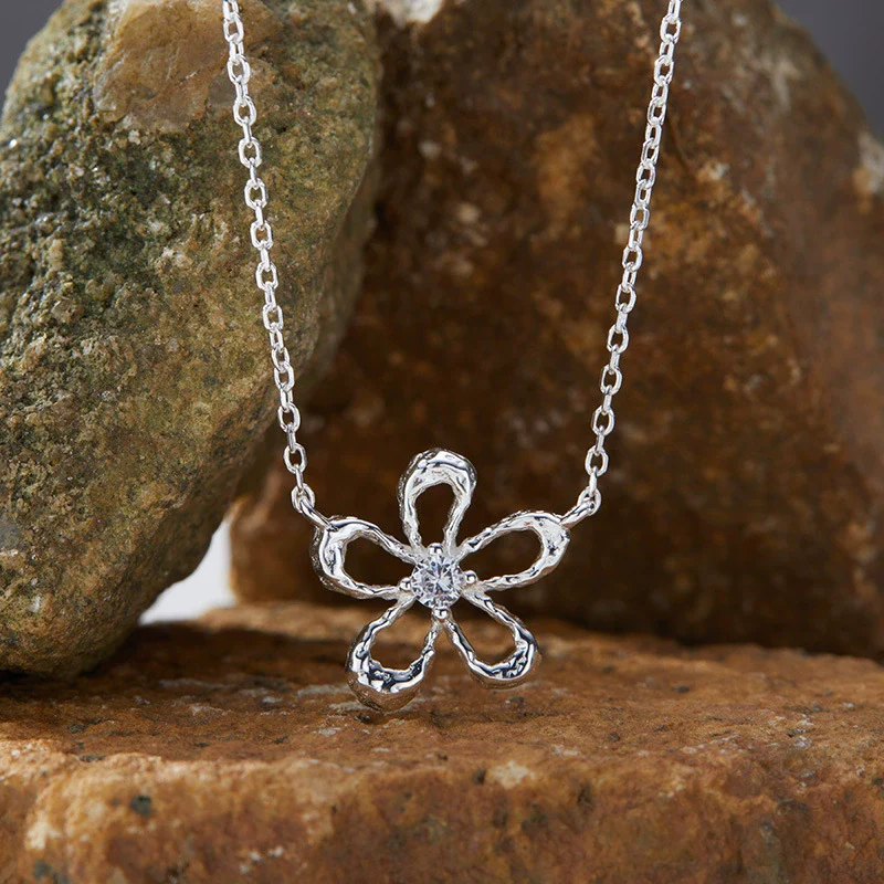 Wholesale S925 Sterling Silver Geometric And Flower Style Earrings For Women - Image 6