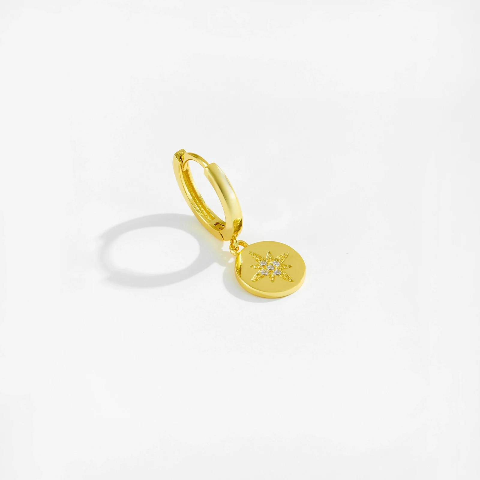 Wholesale S925 Sterling Silver Women's Irregular Design Earring With Platinum And 18K Gold Electroplating - Image 11