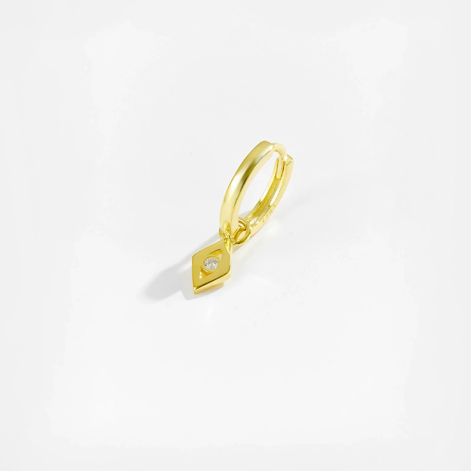 Wholesale S925 Sterling Silver Women's Irregular Design Earring With Platinum And 18K Gold Electroplating - Image 7
