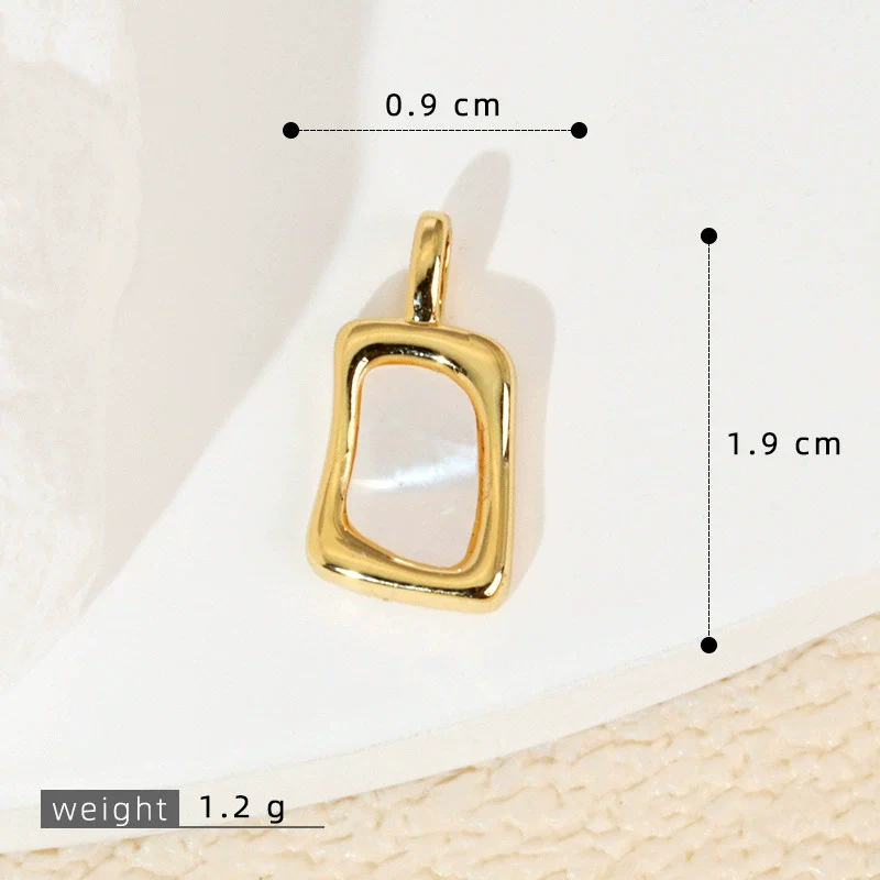 Wholesale Shell Necklace Pendant With Copper Plated Geometric Moon Red Star And Heart Shape Accessories - Image 41