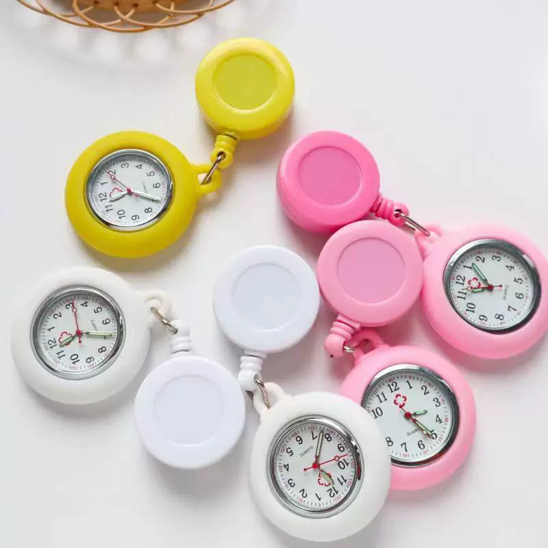 Wholesale Silicone Casual Universal Wristwatch With Round Dial Plastic Case Stainless Steel Buckle Spiral Crown And Ordinary Glass Mirror - Image 2