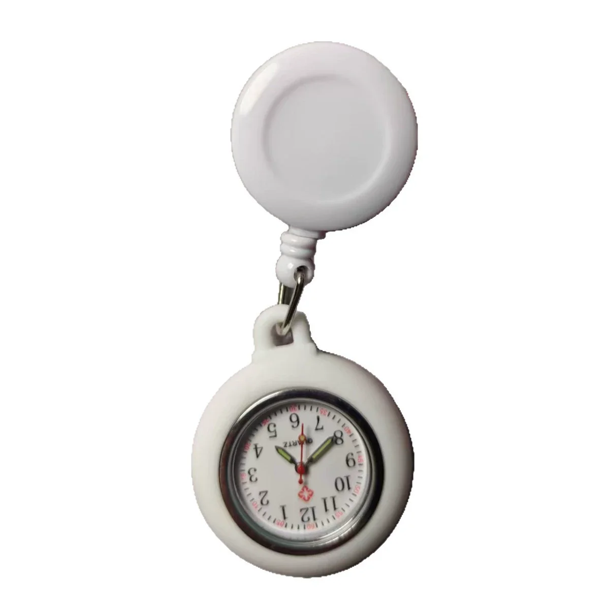 Wholesale Silicone Casual Universal Wristwatch With Round Dial Plastic Case Stainless Steel Buckle Spiral Crown And Ordinary Glass Mirror - Image 5