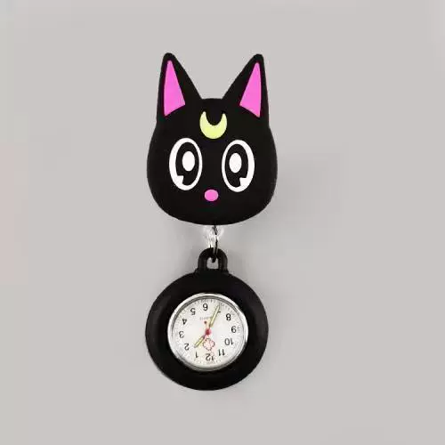 Wholesale Silicone Luminous Hanging Watch With Round Dial For Adult Medical Workers Casual Style - Image 15