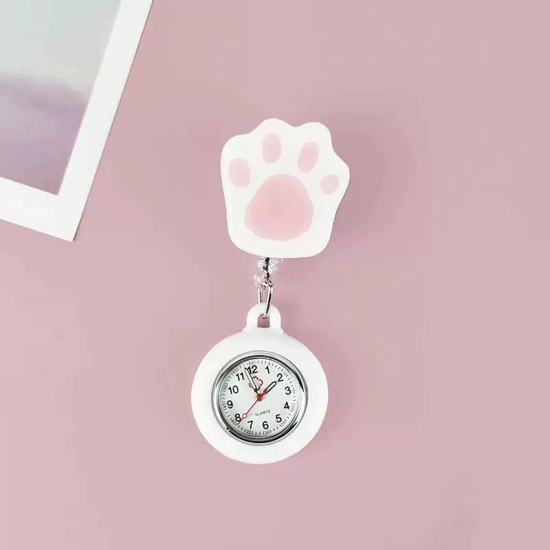 Wholesale Silicone Luminous Hanging Watch With Round Dial For Adult Medical Workers Casual Style - Image 8