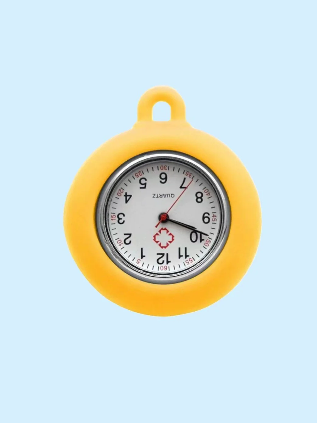Wholesale Silicone Round Luminous Pocket Watch For Students Alloy Case Quartz Movement - Image 12