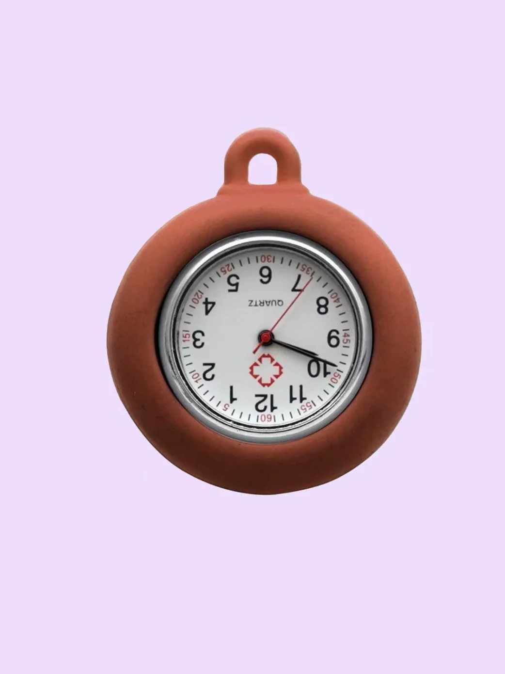 Wholesale Silicone Round Luminous Pocket Watch For Students Alloy Case Quartz Movement - Image 13
