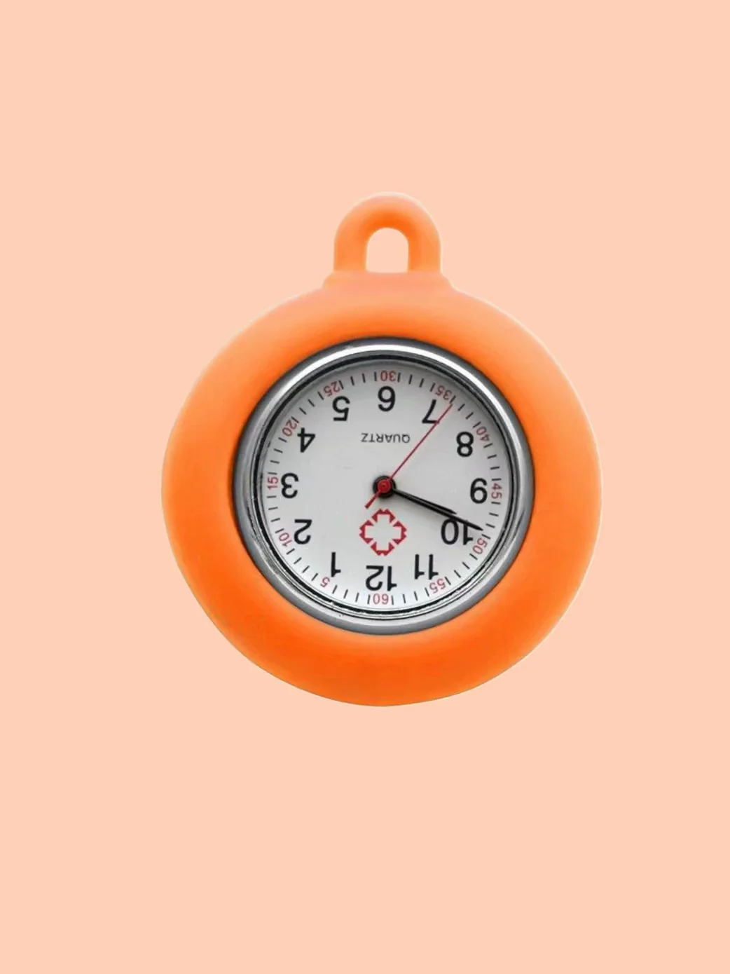Wholesale Silicone Round Luminous Pocket Watch For Students Alloy Case Quartz Movement - Image 16