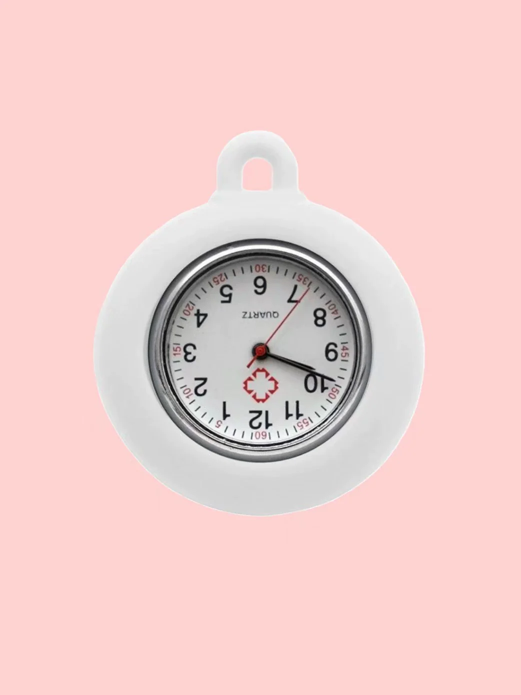 Wholesale Silicone Round Luminous Pocket Watch For Students Alloy Case Quartz Movement - Image 6