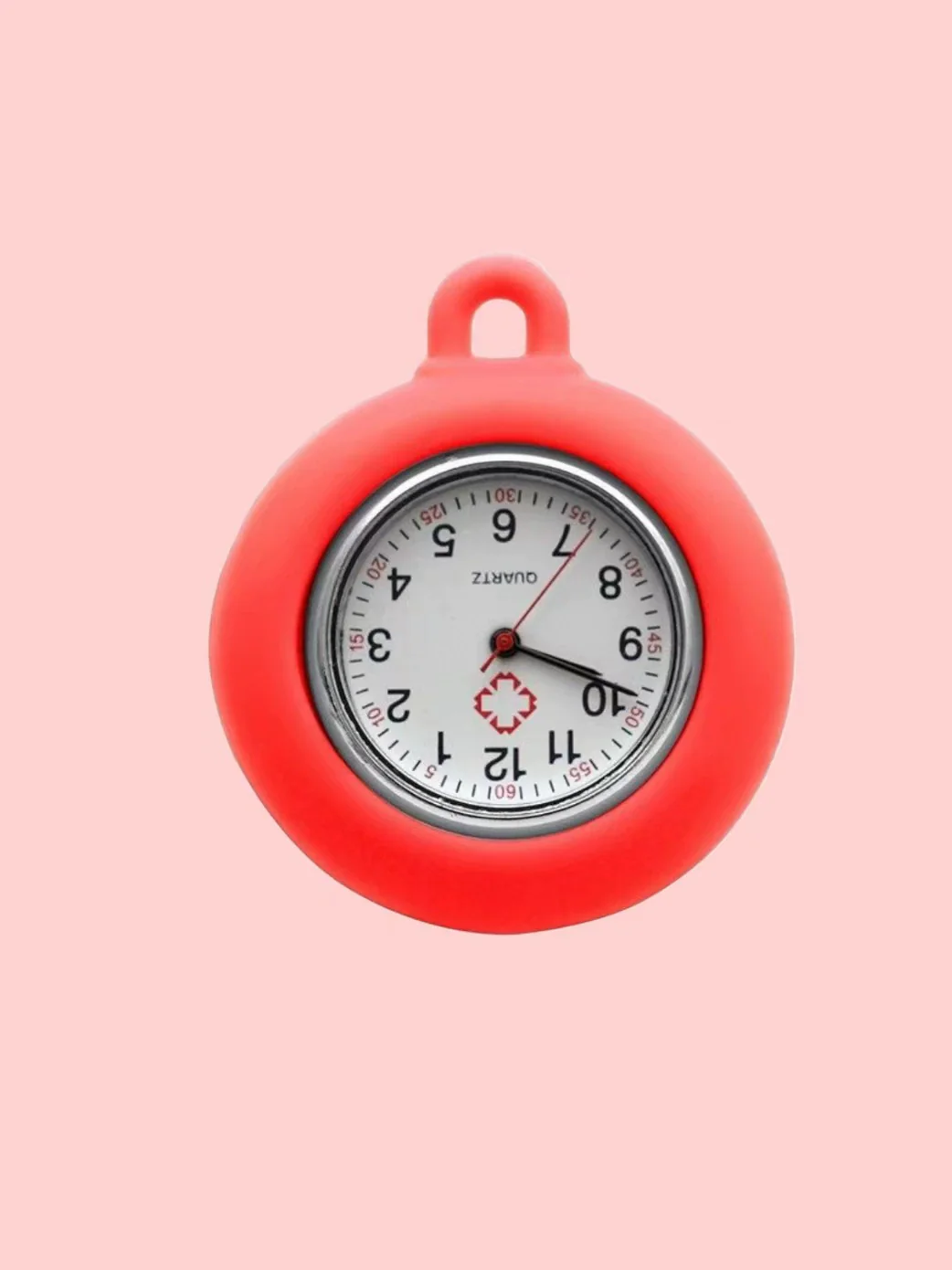 Wholesale Silicone Round Luminous Pocket Watch For Students Alloy Case Quartz Movement - Image 8