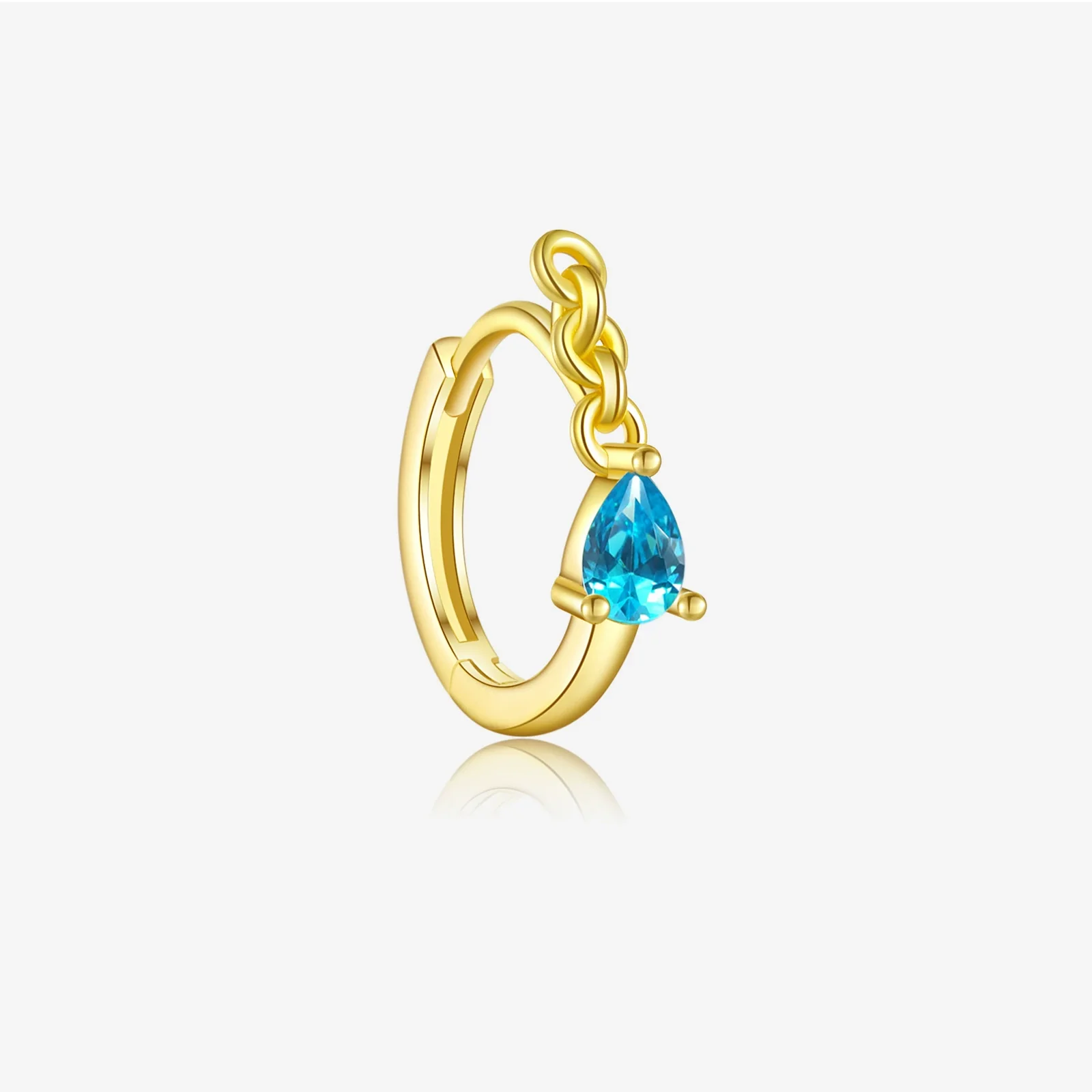 Wholesale Silver Geometric Earrings With Zircon Electroplated With Platinum And 18K Gold For Women - Image 13