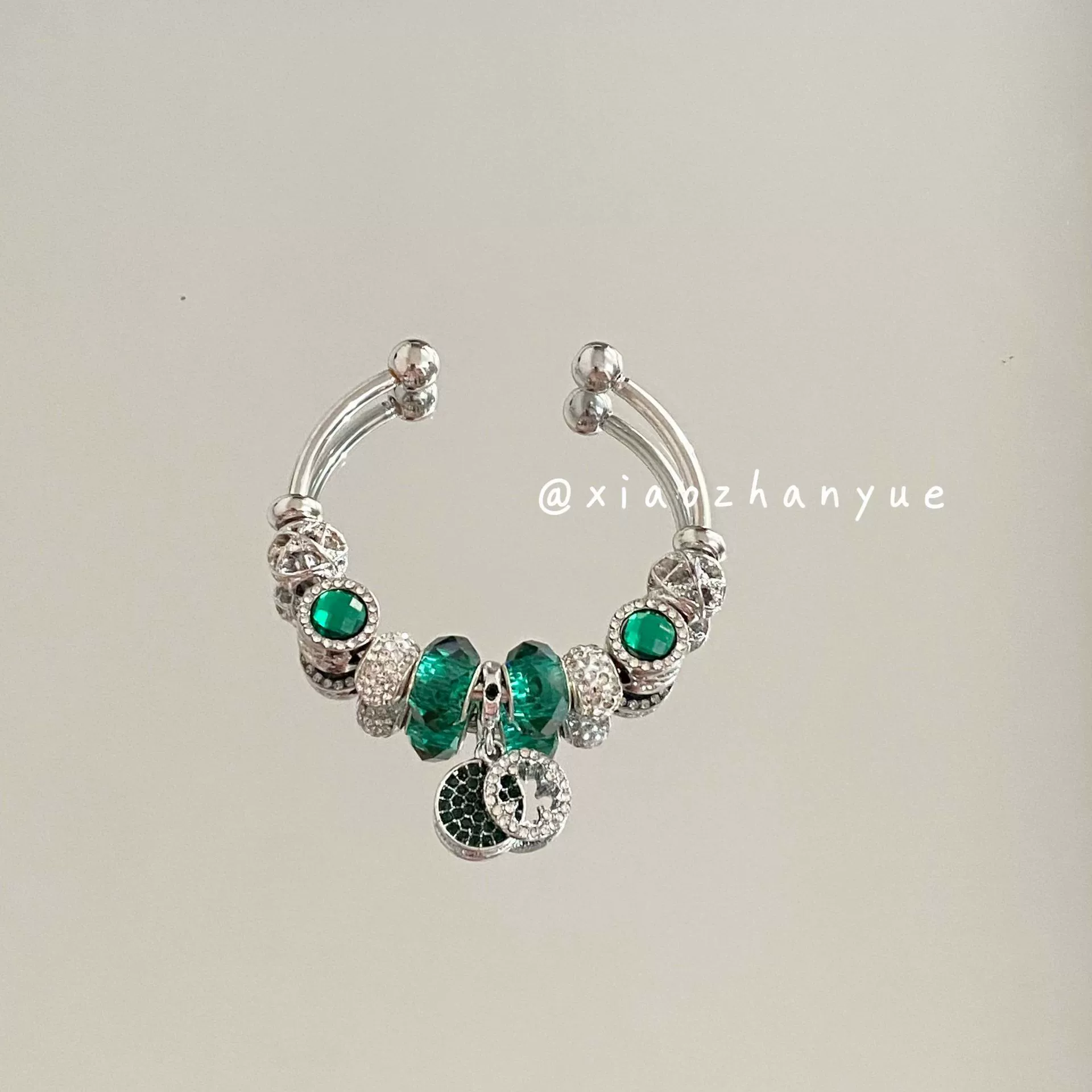 Wholesale Silver Plated Electroplated Clover And Ocean Heart Bracelet For Women Light Luxury Retro Style