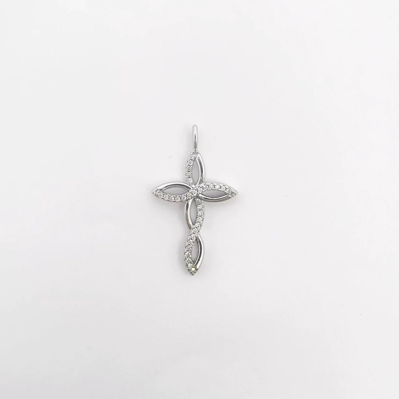 Wholesale Simple Electroplated Gold Cross Zirconinlaid Copper Pendant Jewelry Accessories For Diy Necklace And Bracelet - Image 6