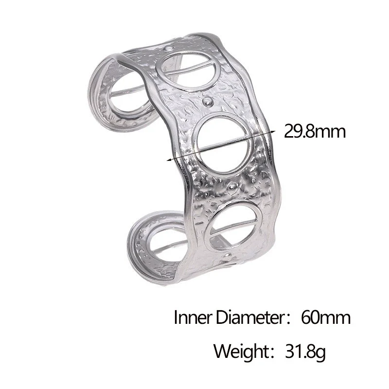 Wholesale Simple Electroplated Stainless Steel Bracelet - Image 6